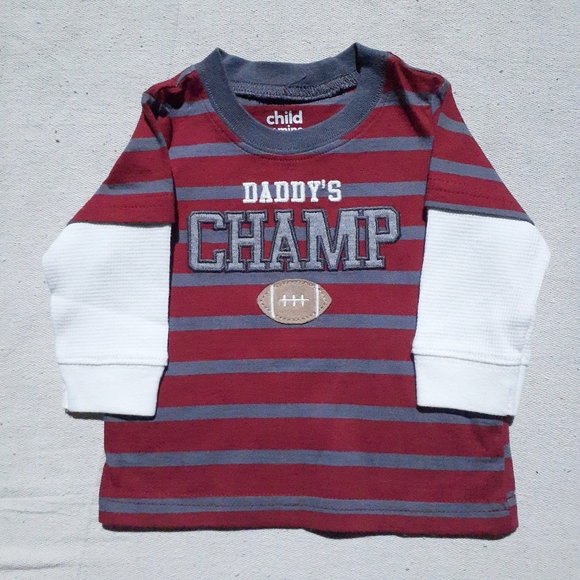 Carters long sleeve shirt "Daddy's champ" - Picture 1 of 6